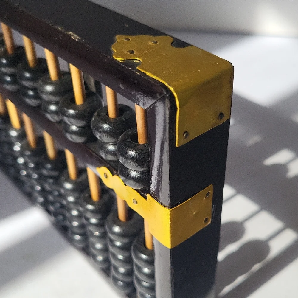 Vintage Lotus-Flower Brand Abacus